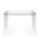 Transparent plexiglas skrivbord modern design tillverkad i Italien - Vichy Viadurini