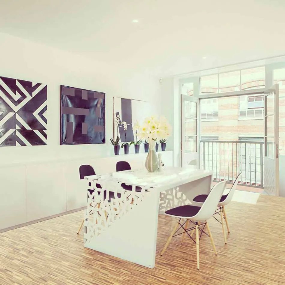 Desk Kattedra Letters &quot;Ett vattenfall&quot; 120x65x75 Mabele Viadurini