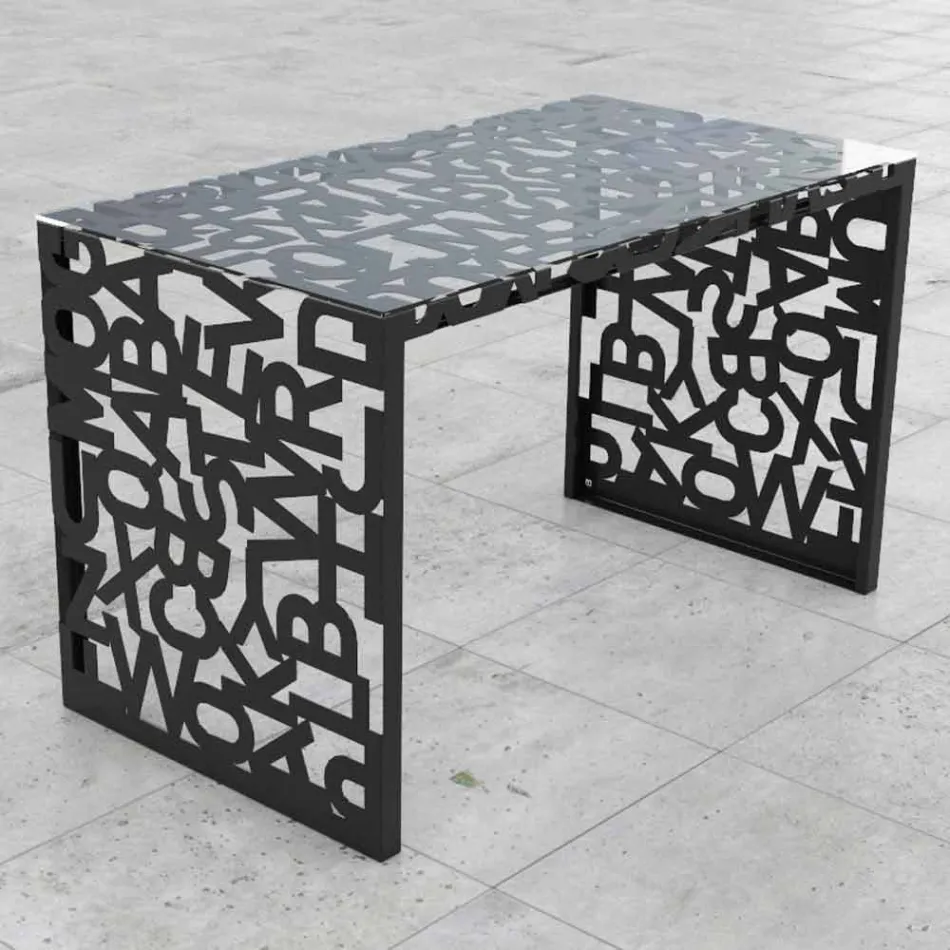 Desk Kattedra Letters &quot;Ett vattenfall&quot; 120x65x75 Mabele Viadurini