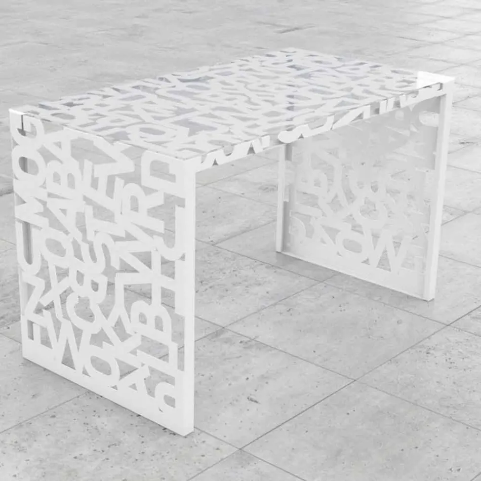 Desk Kattedra Letters &quot;Ett vattenfall&quot; 120x65x75 Mabele Viadurini