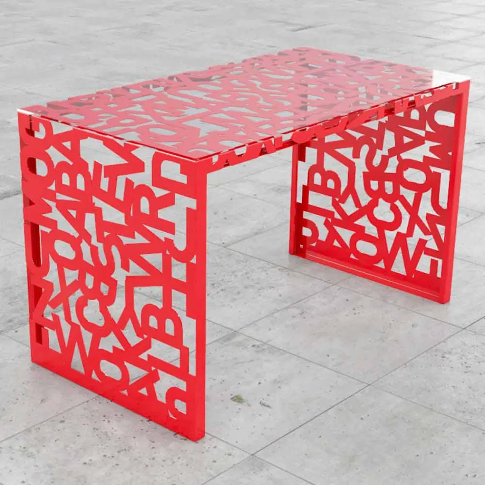 Desk Kattedra Letters &quot;Ett vattenfall&quot; 120x65x75 Mabele Viadurini