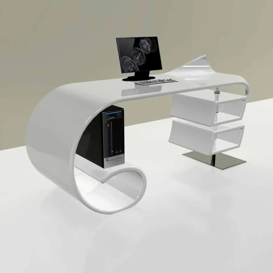 Modernt skrivbord producerat i Italien, Miagliano Viadurini