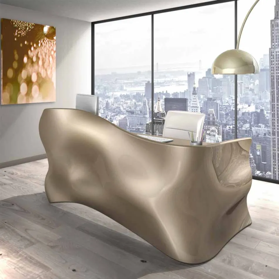 Velo modernt skrivbord, tillverkat i Italien Viadurini