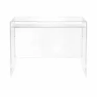 Moderna skrivbord i transparent plexiglas tillverkad i Italien, Barga Viadurini