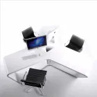 Multi-station kontorsbord, modern design, Ta3le Viadurini