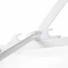 Solstol utomhus i aluminium med sittplats i textilene, 4 delar - Kailua Viadurini