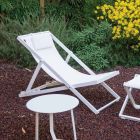 Trädgårdsstol i målad aluminium och textilen, 2 delar - Jhonathan Viadurini
