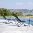 Hopfällbar trädgårdsstol i galvaniserat stål Made in Italy 2 delar - Hobbit Viadurini