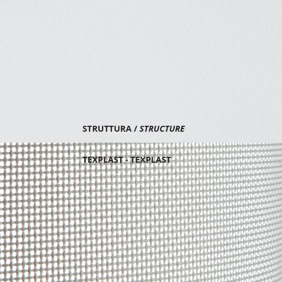 Hopfällbar trädgårdsstol i galvaniserat stål Made in Italy 2 delar - Hobbit Viadurini