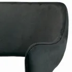 Stol med armstöd helt stoppade och stålben - Ravenna Viadurini