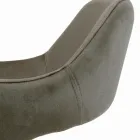 Stol med armstöd helt stoppade och stålben - Ravenna Viadurini