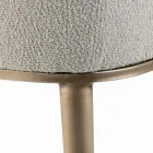 Stol med armstöd med stoppad sits och stålben Tillverkad i Italien - Ascoli Viadurini