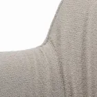 Stol med armstöd med stoppad sits och stålben Tillverkad i Italien - Ascoli Viadurini