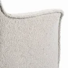 Stol med armstöd med stoppad sits och stålben Tillverkad i Italien - Ascoli Viadurini