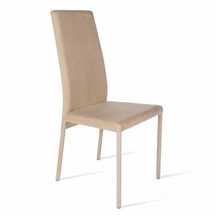 Becca modern design högback stol, tillverkad i Italien Viadurini