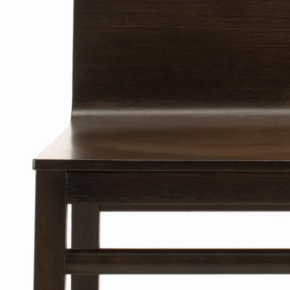 Stol med askstruktur och ekskal Tillverkad i Italien - Emilia Viadurini