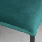 Köksstol med metallben och sammetssits, 4 delar - Darvina Viadurini