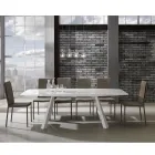 Köksstol helt klädd i 2-delat syntetiskt läder - Atenea Viadurini