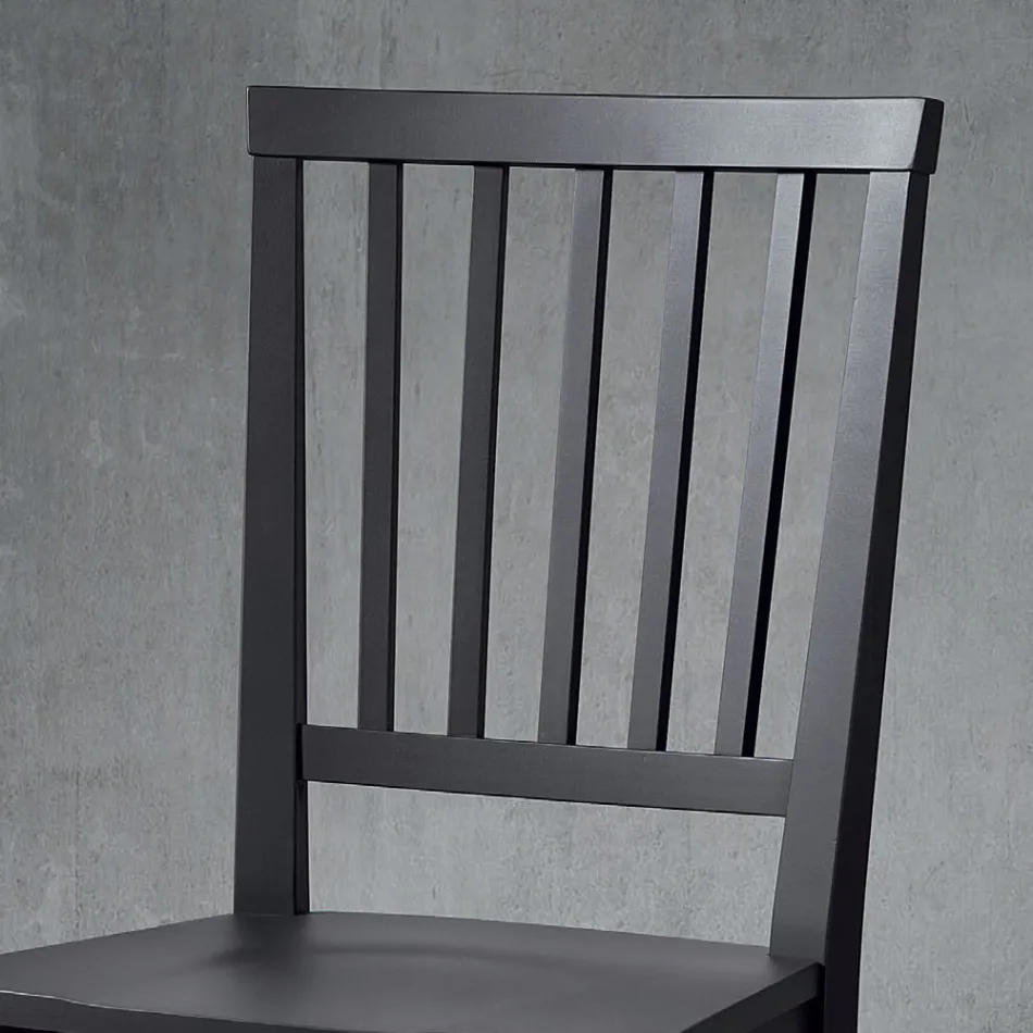 Köksstol massiv bokträ Elegant italiensk design - Rosita Viadurini