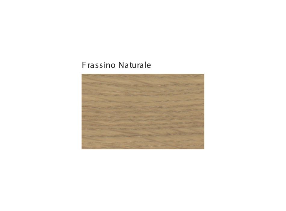 Modern köksstol i trä och ekologisk läderdesign Made in Italy - Taver Viadurini