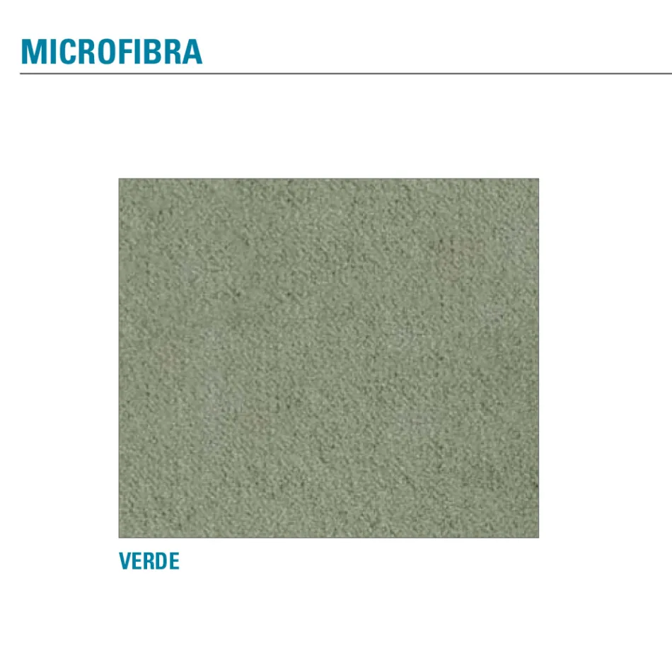 Köksstol klädd i mikrofiber Tillverkad i Italien, 2 delar - Rebecca Viadurini