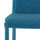 Köksstol klädd i tyg Made in Italy 4 delar - Monnalisa Viadurini