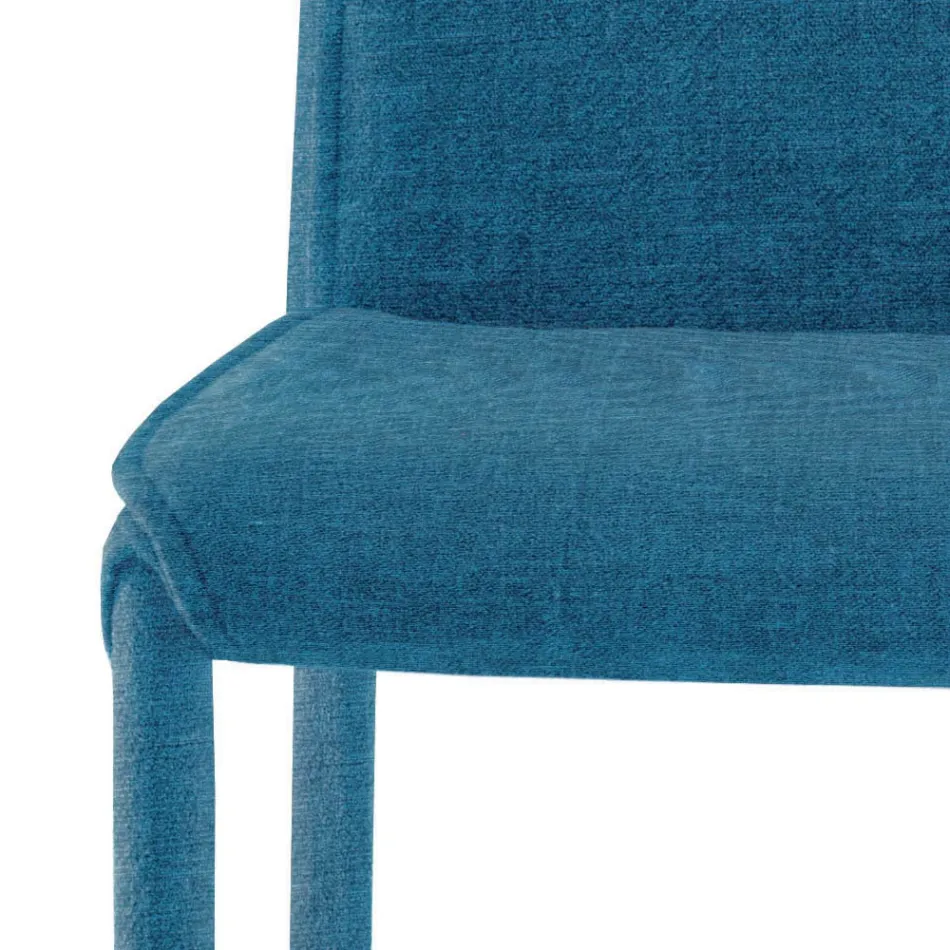 Köksstol klädd i tyg Made in Italy 4 delar - Monnalisa Viadurini