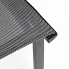 Stapelbar utomhusstol i aluminium och textilen, Homemotion 4 delar - Serge Viadurini
