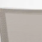 Stapelbar utomhusstol i aluminium och textilen, Homemotion 4 delar - Serge Viadurini