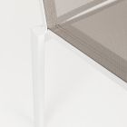 Stapelbar utomhusstol i aluminium och textilen, Homemotion 4 delar - Serge Viadurini