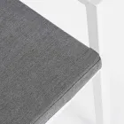 Homemotion stapelbar aluminiumstol utomhus, 4 delar - Carina Viadurini