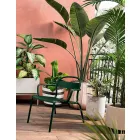 Utomhus stapelbar aluminiumstol Tillverkad i Italien, 2 delar - Shyla Viadurini