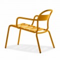 Stackable Outdoor Chaise Longue i aluminium Tillverkad i Italien, 2 delar - Shyla