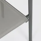 Stapelbar utomhusstol i målat aluminium, Homemotion, 4 delar - Vicki Viadurini