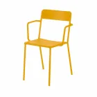 Utomhus stapelbar metallstol Tillverkad i Italien, 4 delar - Xylia Viadurini