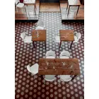 Stapelbar utomhusstol i polypropylen Tillverkad i Italien, 4 delar - Bertina Viadurini