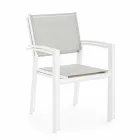 Stapelbar utomhusstol i Textilene Homemotion, 6 stycken - Narcissa Viadurini