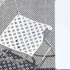 Fällbar utomhusstol i galvaniserat stål Tillverkad i Italien 2 delar - Selvaggia Viadurini