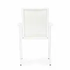 Utomhusstol i aluminium med armstöd av hemkänsla - Casper Design Viadurini