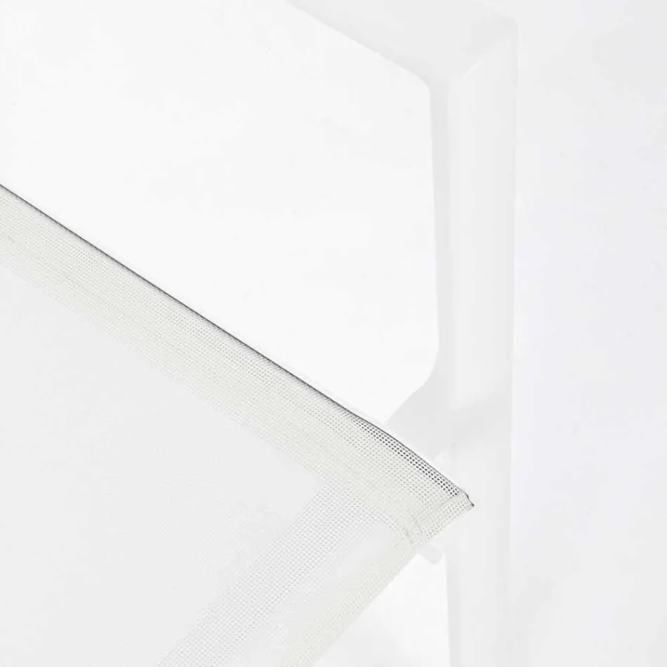 Utomhusstol i aluminium med armstöd av hemkänsla - Casper Design Viadurini