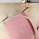 Utomhusstol i aluminium med eller utan dyna, hög kvalitet, 4 st - Filomena Viadurini