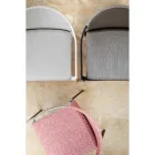 Utomhusstol i aluminium med eller utan dyna, hög kvalitet, 4 st - Filomena Viadurini