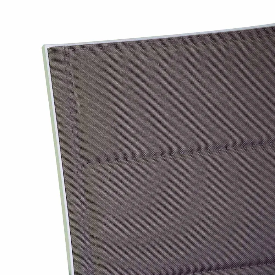 Utomhusstol i aluminium med dubbla lager textilene - Excursion Viadurini