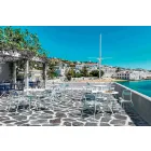 Utomhus stapelbar aluminiumstol Tillverkad i Italien, 4 delar - Ulyssa Viadurini