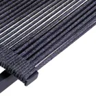 Utomhusstol i aluminium, sits och ryggstöd i rep - Detalj Viadurini