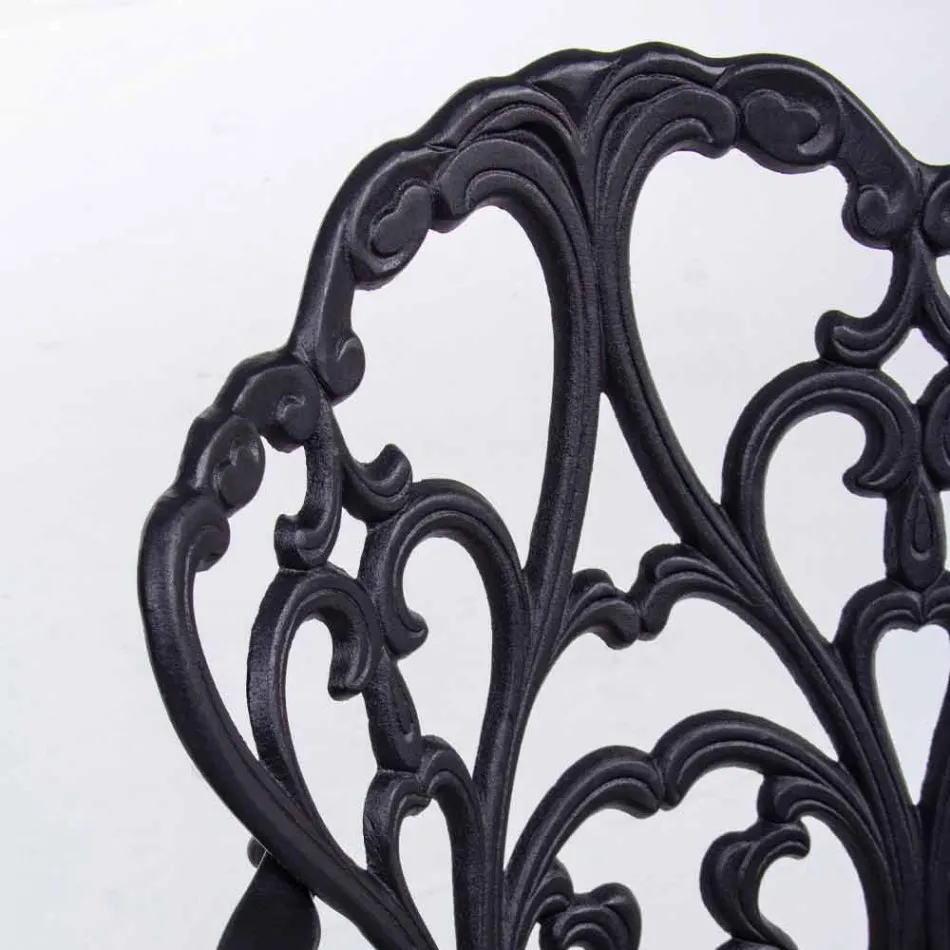 Utomhusstol i matt finish lackerad aluminium, 2 stycken - Casiro Viadurini