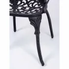 Utomhusstol i matt finish lackerad aluminium, 2 stycken - Casiro Viadurini