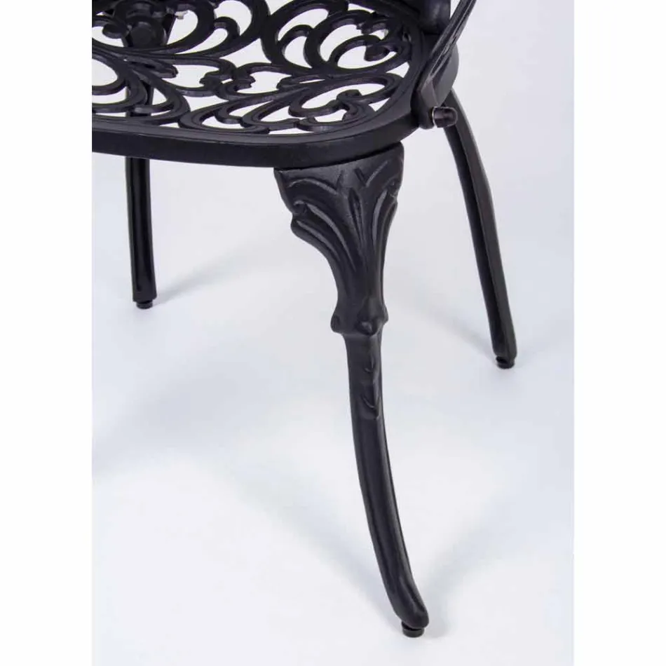 Utomhusstol i matt finish lackerad aluminium, 2 stycken - Casiro Viadurini