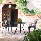 Utomhusstol i matt finish lackerad aluminium, 2 stycken - Casiro Viadurini