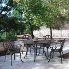 Utomhusstol i matt finish lackerad aluminium, 2 stycken - Casiro Viadurini